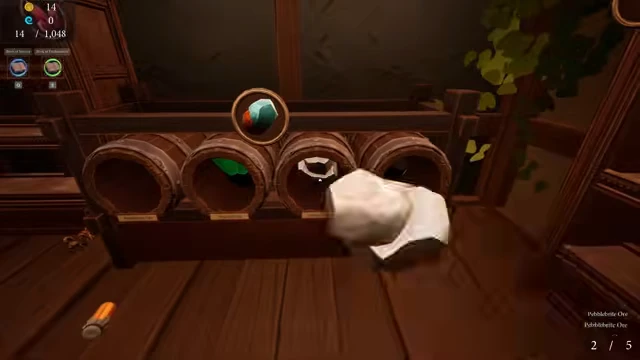 Hearth and Barrel item held beside its matching display preview